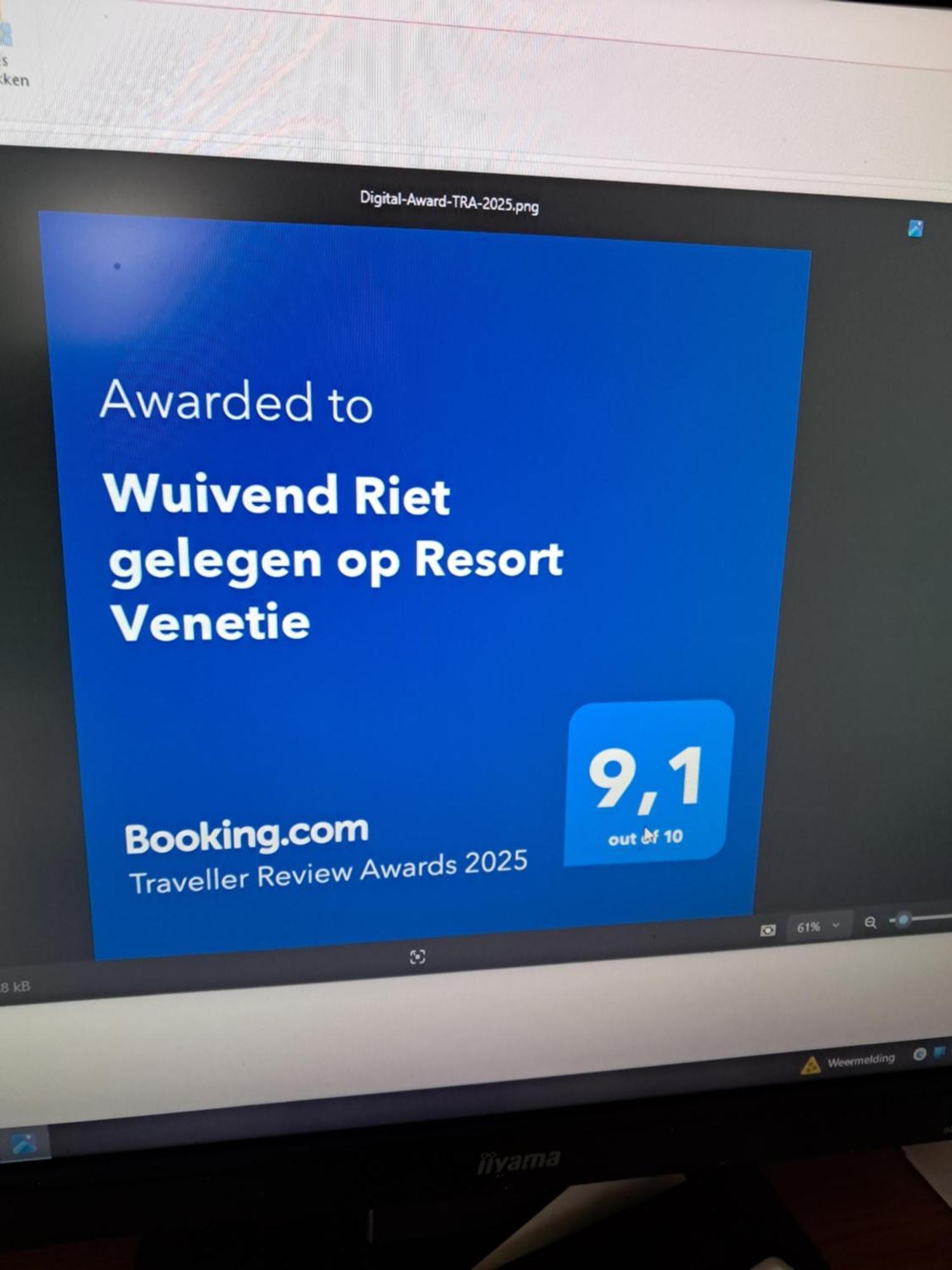Wuivend Riet Gelegen Op Resort Venetie 지손 외부 사진